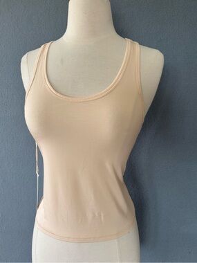 Mate the Label Tencel Comfort Easy Tank Nude Sand Size M NWT